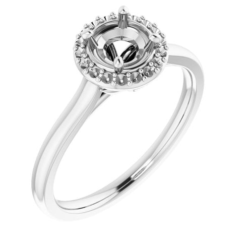 Halo-Style Engagement Ring
